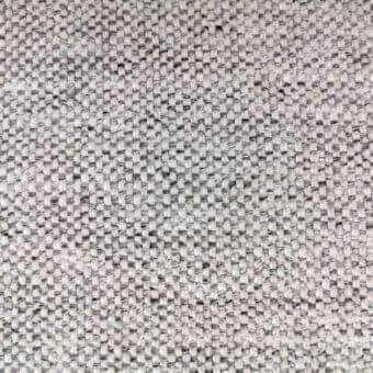 Heathered gray woven fabric texture with a plain grid pattern, matte finish, and visible “ditre italia” label detailing material composition.